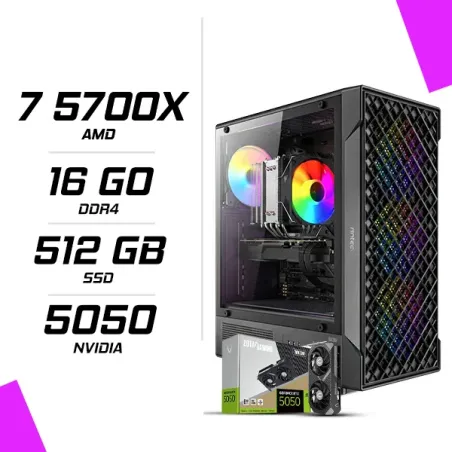 PC Gamer AMD Ryzen 7 5700X RTX 5050 8G