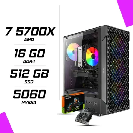PC Gamer AMD Ryzen 7 5700X RTX 5060 8G
