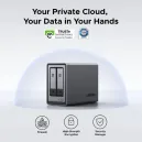 UGREEN NAS 2 BAIES 76TB DXP2800 (25369)
