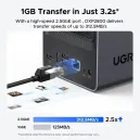 UGREEN NAS 2 BAIES 76TB DXP2800 (25369)