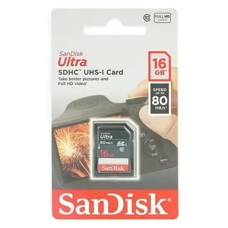 SANDISK ULTRA SDHC UHS-I 16GB (SDSDUNS-016G-GN3IN)
