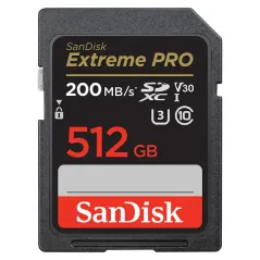 SANDISK EXTREME PRO SDXC UHS-I 512GB (SDSDXXD-512G-GN4IN)