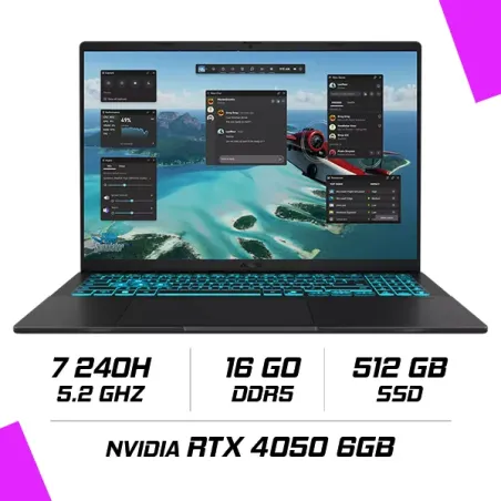 ASUS VIVOBOOK V16 V3607VU-RP228WS Intel Core 7 240H16GB DDR5512GB SSDRTX 4050 6G16 144HzWindows11 (90NB15Q1-M01BY0)