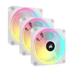 CORSAIR ICUE LINK QX120 RGB STARTER KIT BLANC
