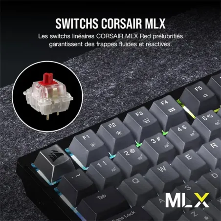 CORSAIR K65 PLUS WIRELESS RGB (MLX RED)