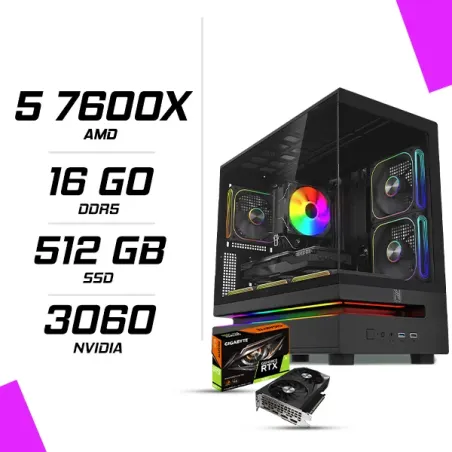 PC Gamer AMD Ryzen 5 7600X RTX 3060 12G