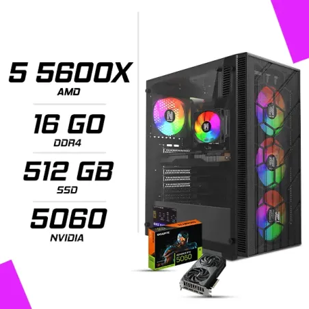 PC Gamer AMD Ryzen 5 5600X RTX 5060 8G
