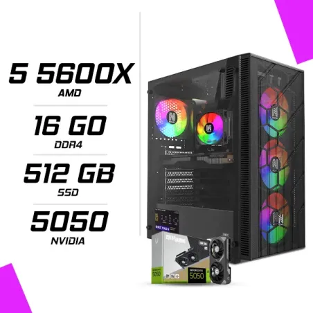 PC Gamer AMD Ryzen 5 5600X RTX 5050 8G