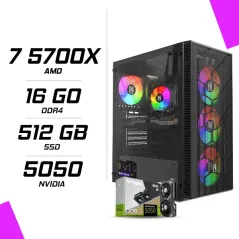 PC Gamer AMD Ryzen 7 5700X RTX 5050 8G