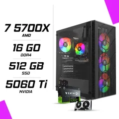 PC Gamer AMD Ryzen 7 5700X RTX 5060 Ti 8G
