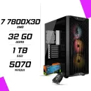 PC Gamer CORSAIR  AMD Ryzen 7 7800X3D RTX 5070 12G