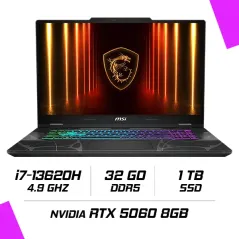 MSI CYBORG 17 B13WFKG-247XMA Intel i7-13620H/32GB DDR5/1TB SSD/RTX 5060 8GB/17.3" 144Hz/FreeDos