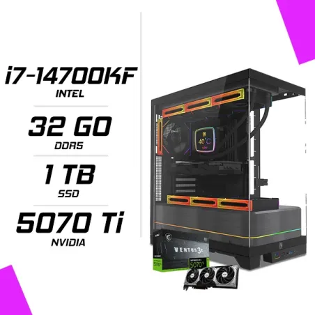 PC Gamer Intel i7-14700KF RTX 5070 Ti 16G DDR5