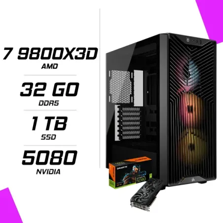 PC Gamer AMD Ryzen 7 9800X3D RTX 5080 16G