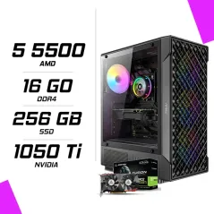 PC Gamer AMD Ryzen 5 5500 GTX 1050 Ti 4GB