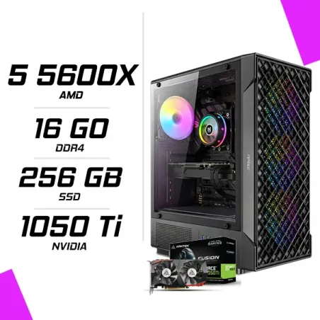PC Gamer AMD Ryzen 5 5600X GTX 1050 Ti 4GB