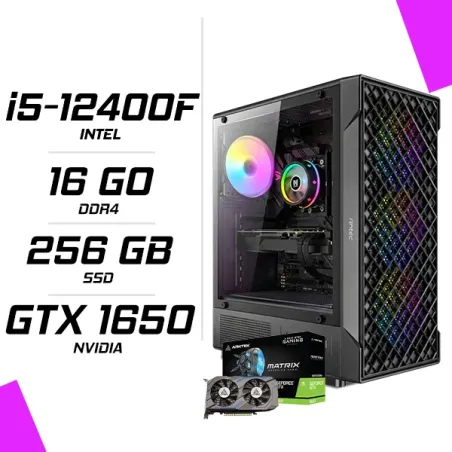 PC Gamer Intel i5-12400F GTX1650 4GB