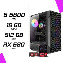 PC Gamer AMD Ryzen 5 5600 RX 580 8GB