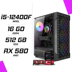 PC Gamer Intel i5-12400F RX 580 8GB