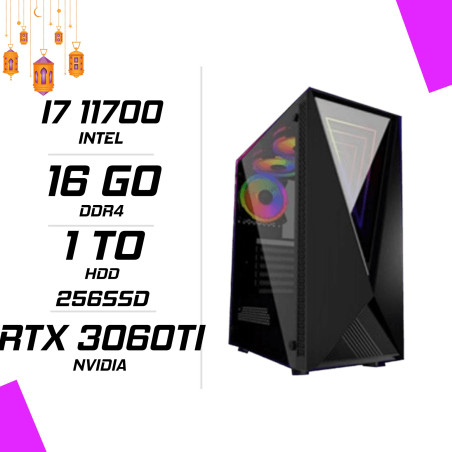 PC Gamer Rabat Intel i711700 RTX 3060TI prix