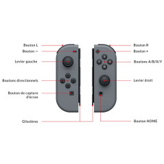 Nintendo Switch v2 + Joy-Con droit et gauche (gris)