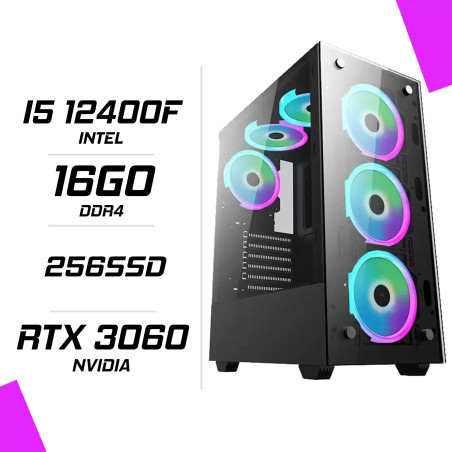  PC Gamer Maroc Intel i5 12400F RTX 3060