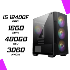 PC Gamer Maroc Intel i5 12400F RTX 3060