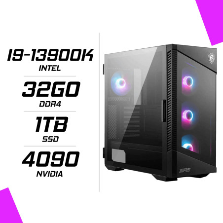 PC Gamer Intel i9 13900K RTX 4090 DDR4