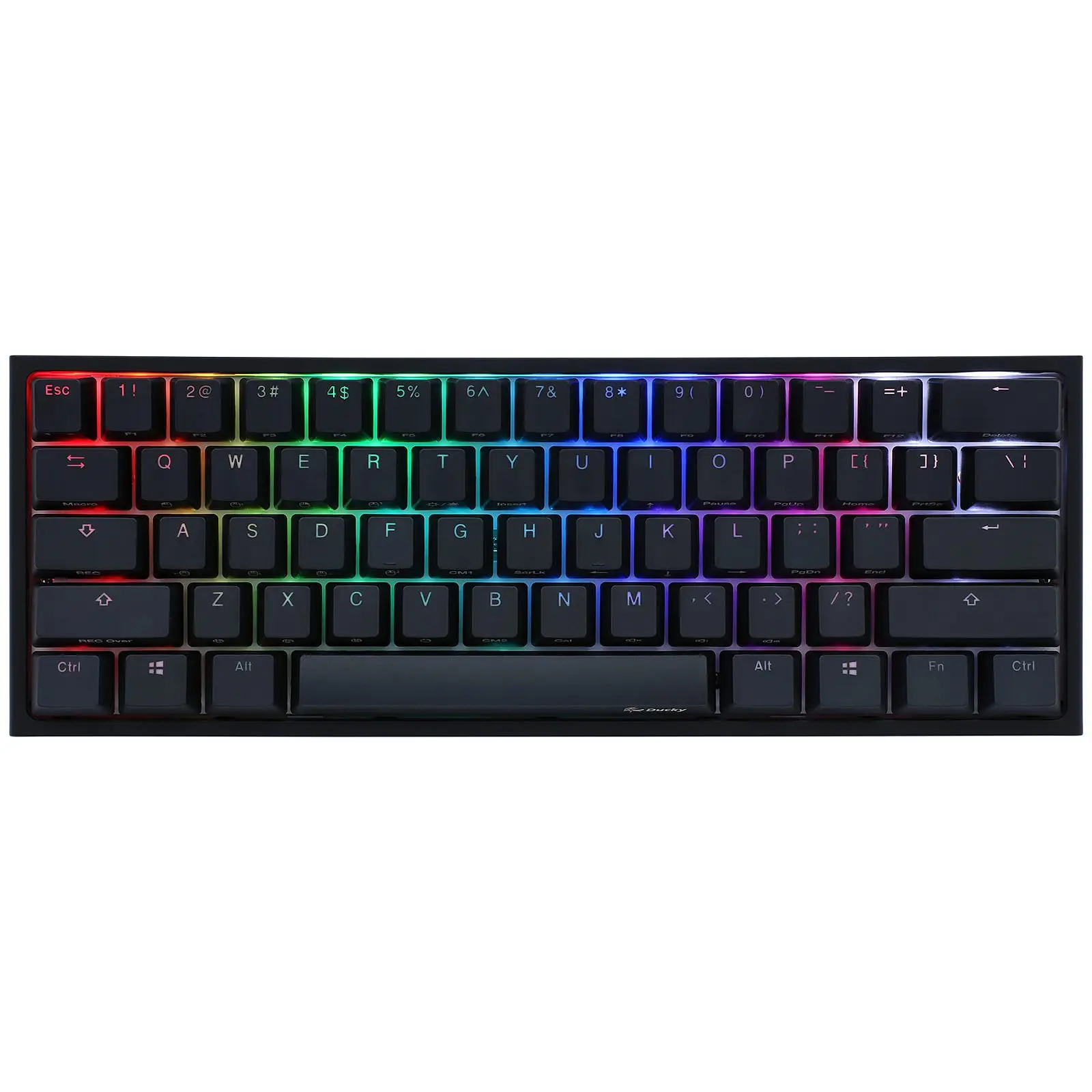 Ducky Channel One 2 Mini RGB Noir (Cherry MX RGB Brown)