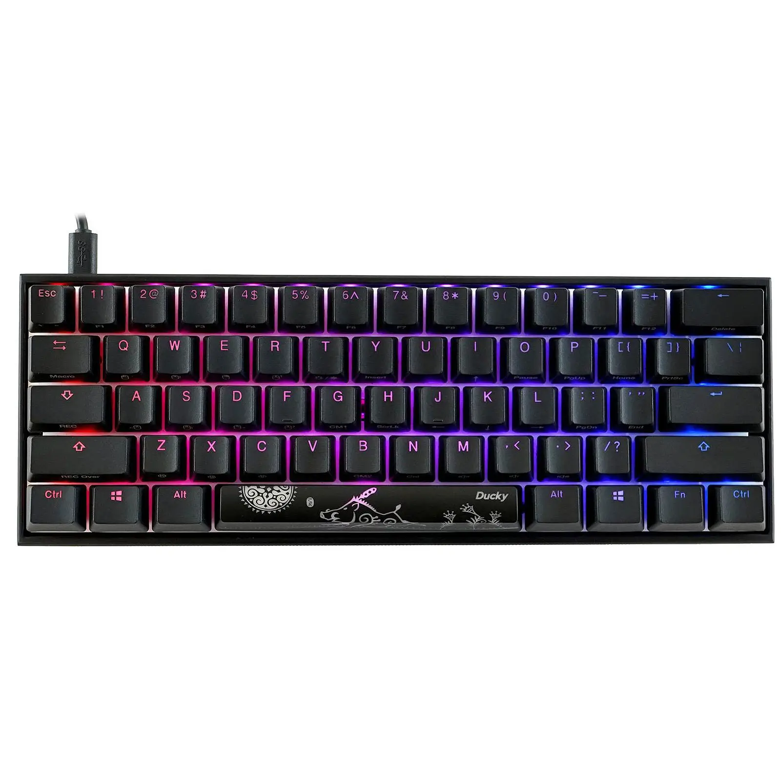 Ducky MECHA mini cherry RGB Blue switch