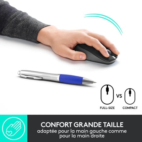 LOGITECH M190 Charbon
