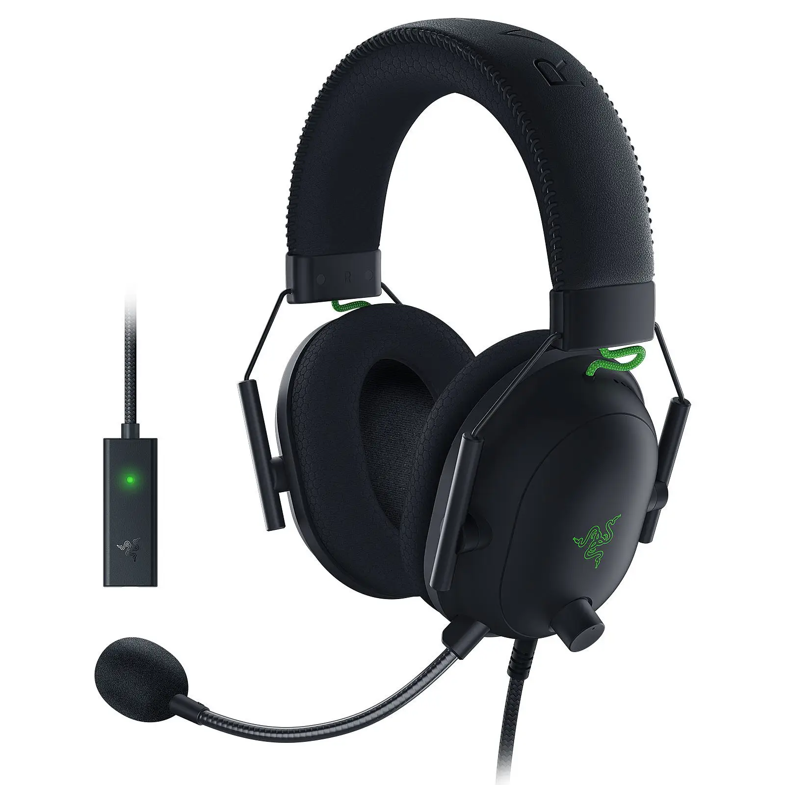 Razer Blackshark V2 + USB Mic Enhancer