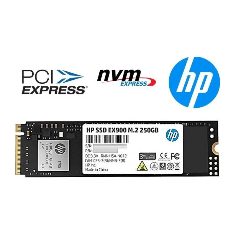 HP SSD EX900 NVME M.2 250GB