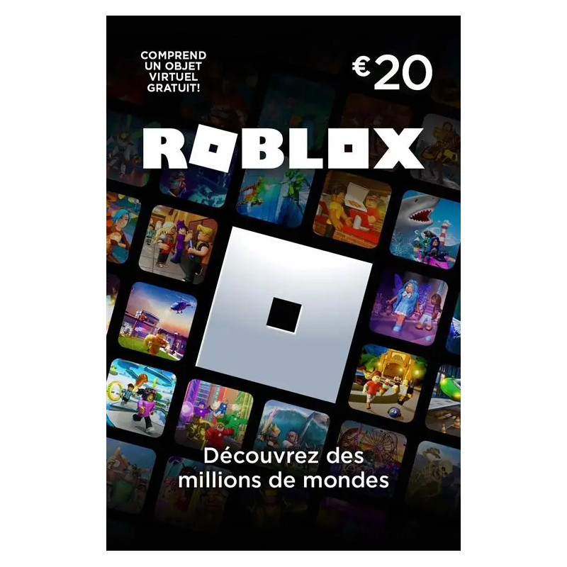 Carte Roblox 20 euro