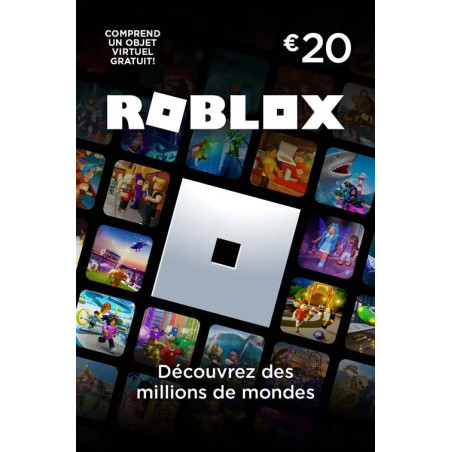 Carte Roblox 20 euro