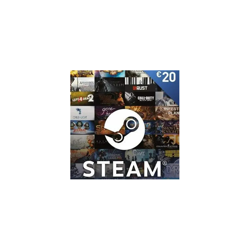 Carte Steam 20 euro