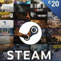 Carte Steam 20 euro