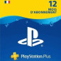 Carte PSN plus 12 Mois