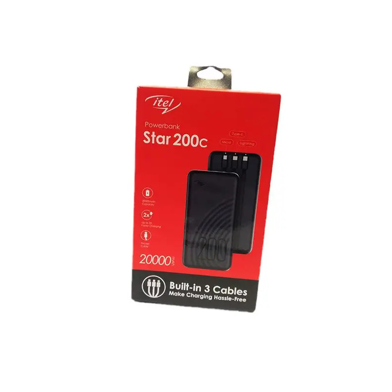 Powerbank Itel Star200C 20kmah