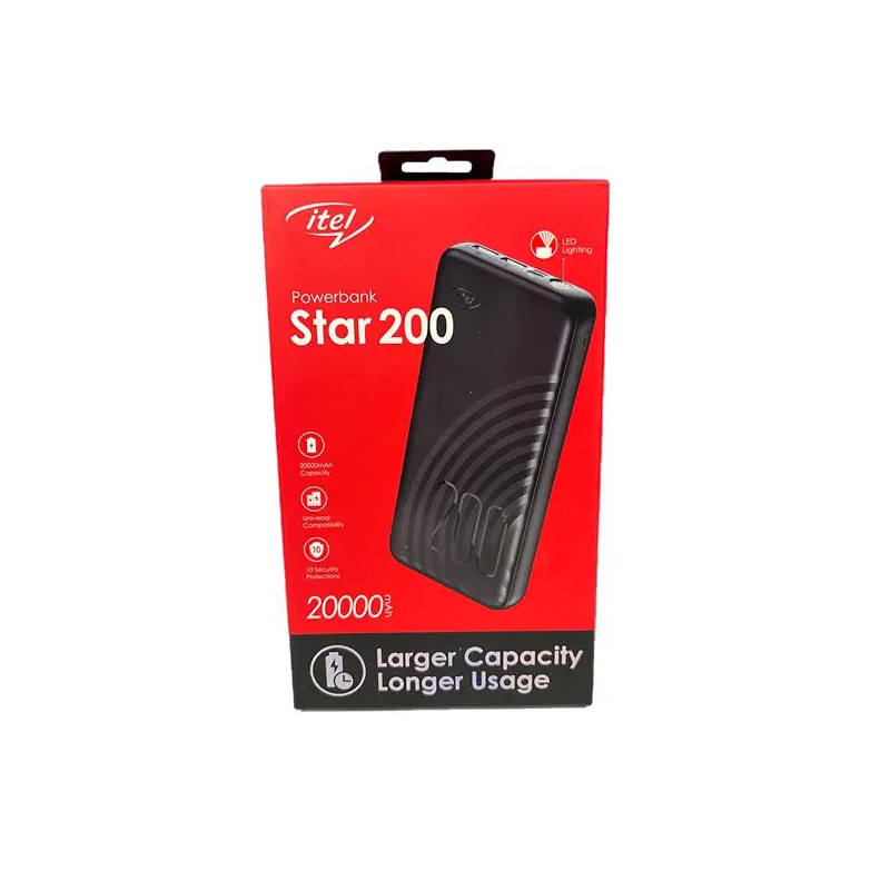 Powerbank Itel Star200 20kmah