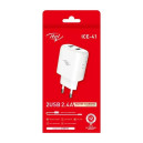 Chargeur Itel 2USB 2.4A Fast Charger Kit