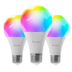 Nanoleaf Essentials A19 Smart E27 Bulb x3