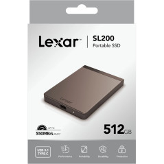 SSD externe Lexar SL200 500Go