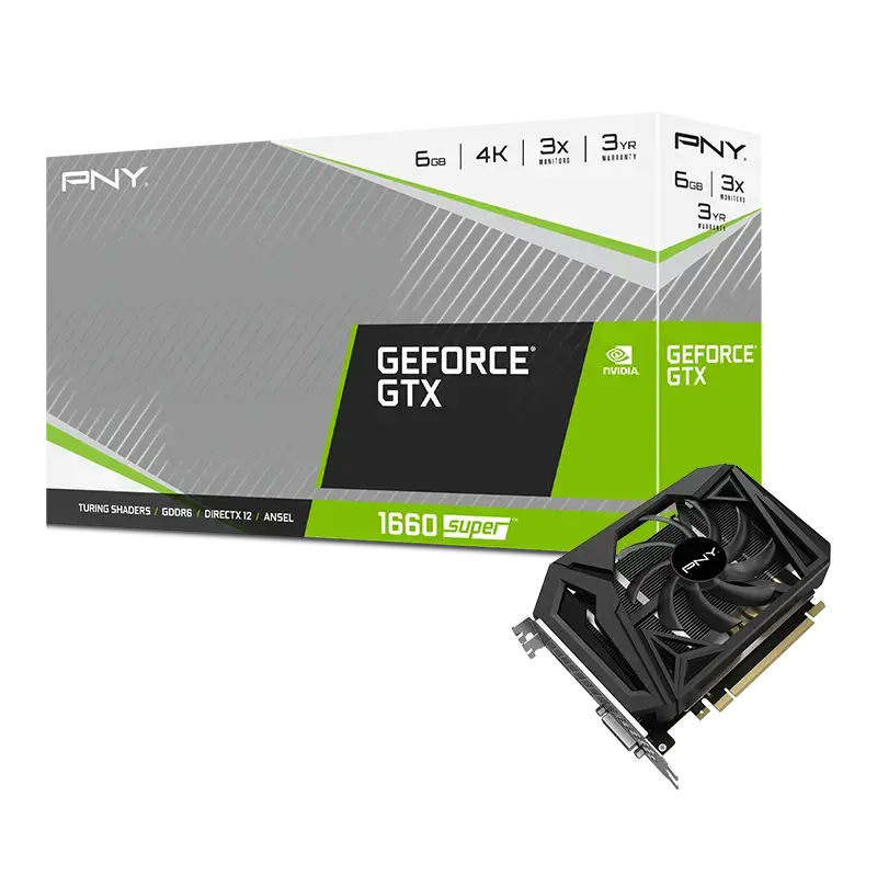 PNY GeForce GTX 1660 SUPER 6GB Single Fan