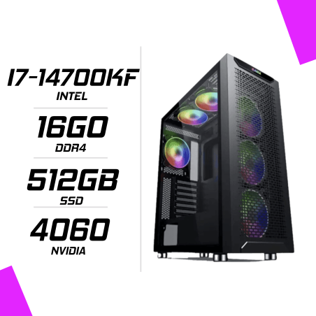 PC Gamer Intel I7 14700KF RTX 4060