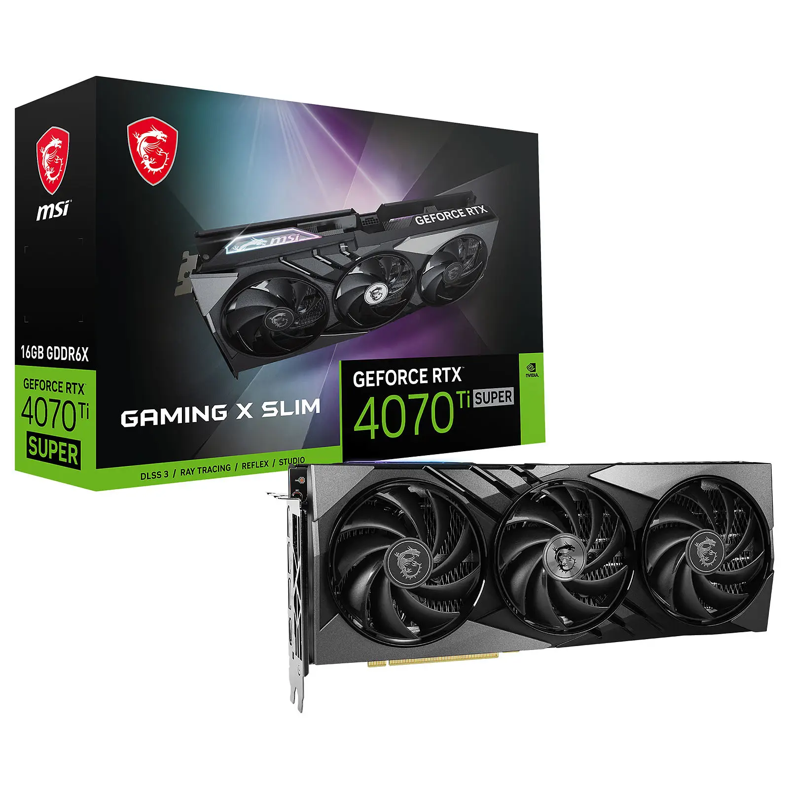 MSI GeForce RTX 4070 TI SUPER 16G GAMING X SLIM