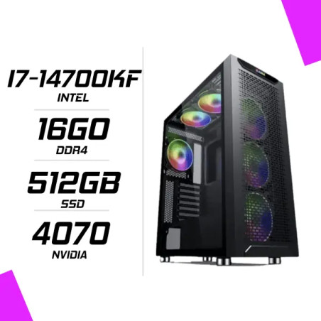 PC Gamer Intel I7 14700KF RTX 4070