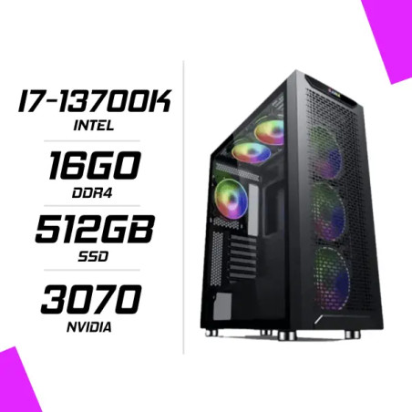 PC Gamer Intel I7 13700K RTX 3070