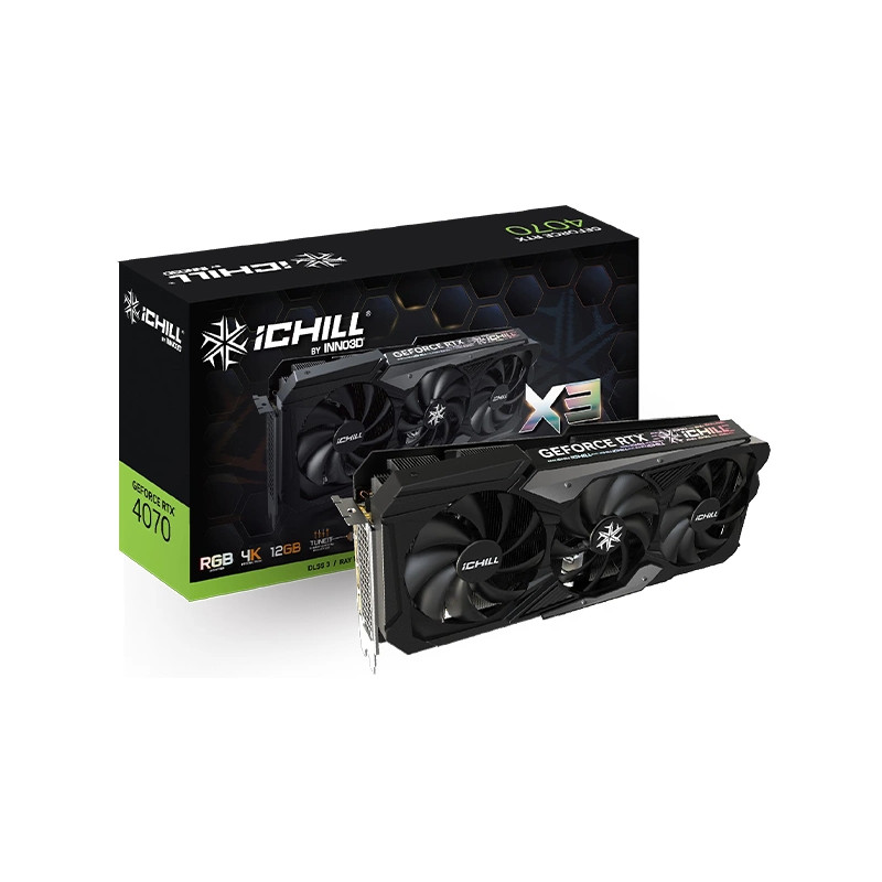 INNO3D RTX 4070 ICHILL X3 12GB GDDR6X RGB