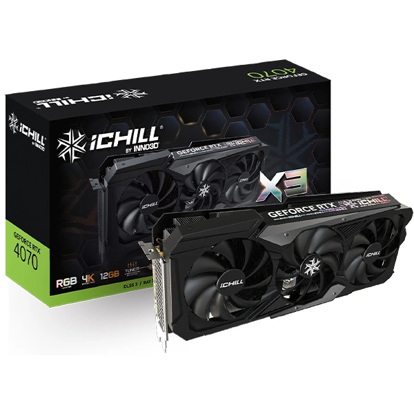 INNO3D RTX 4070 ICHILL X3 12GB GDDR6X RGB